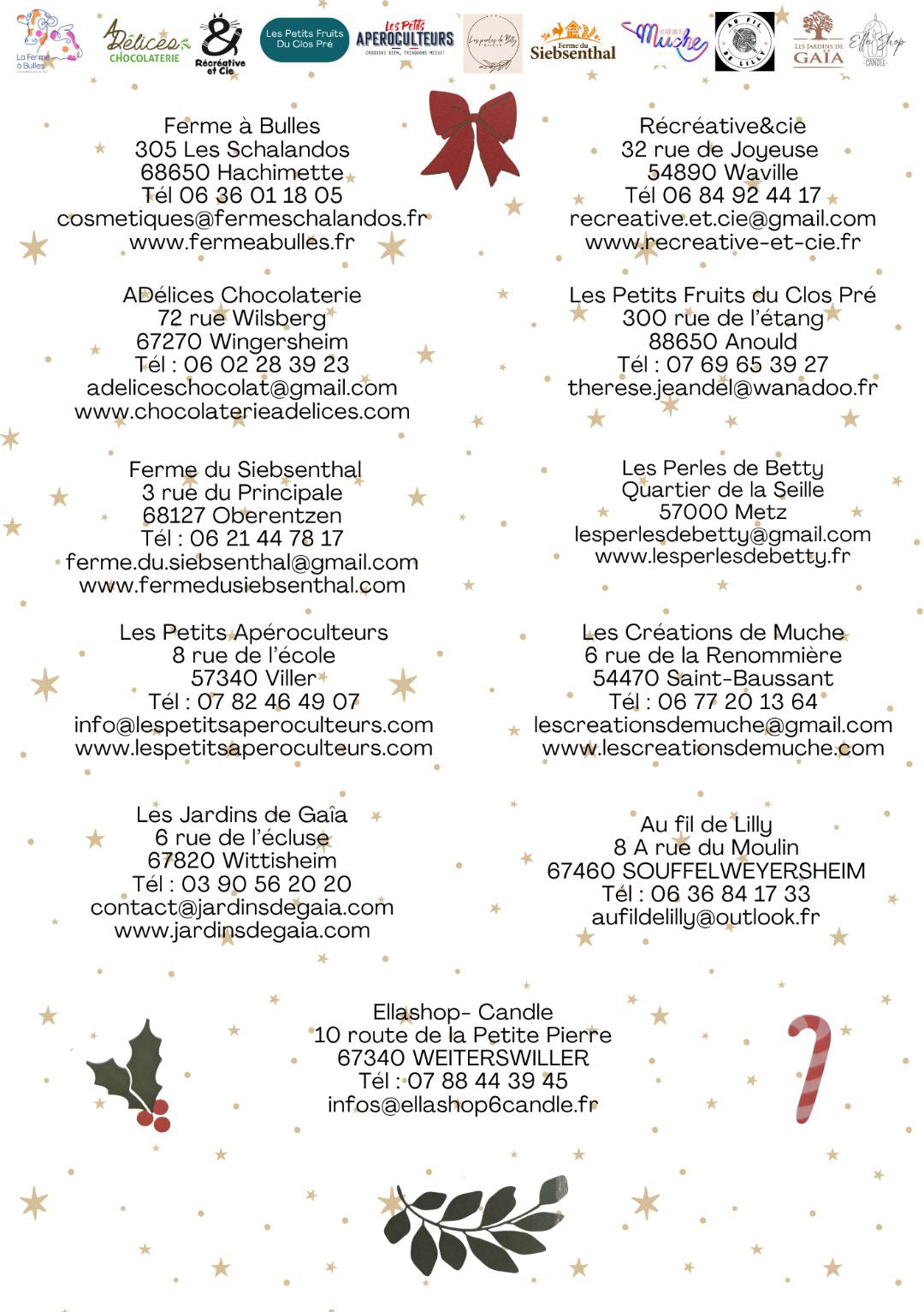 Calendrier de l’avent des Artisans 2026