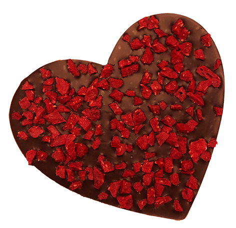 Tablette Cœur à la Framboise et Cerise