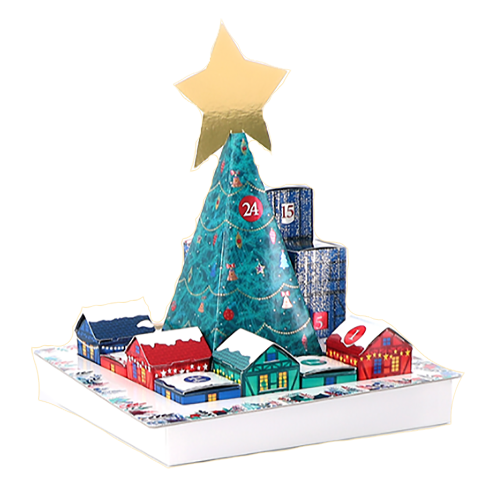 Calendrier de l'avent village de Noel Alsacien