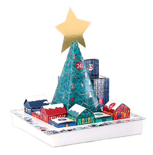 Calendrier de l'avent village de Noel Alsacien